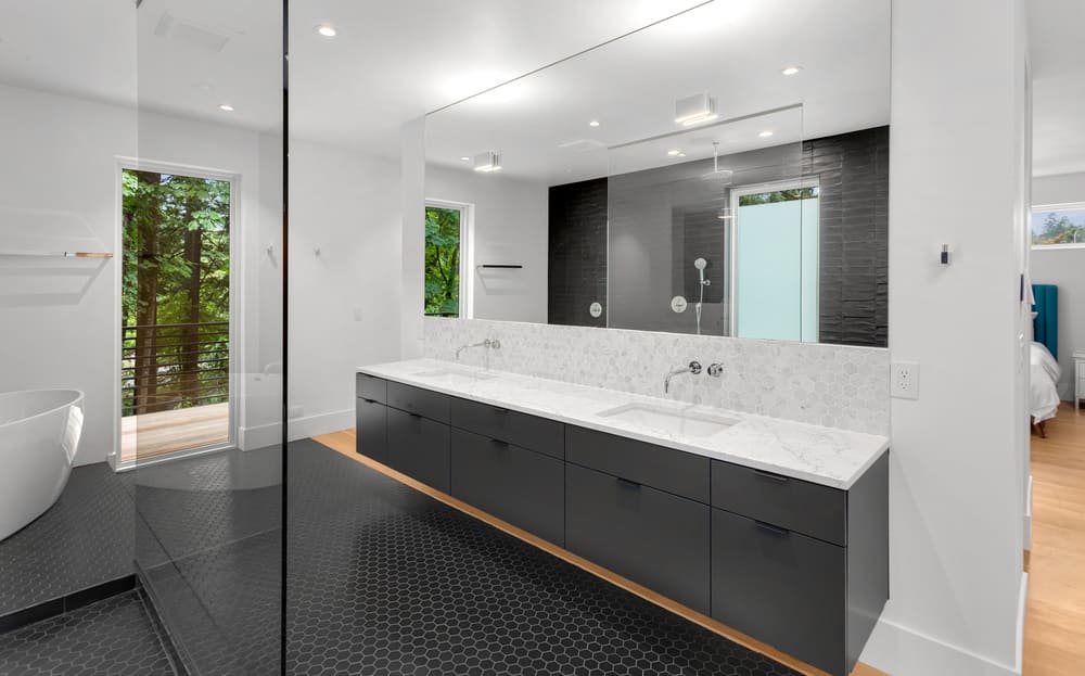 modern-black-and-white-custom-bathroom-vanities-chicago-with-large-mirror